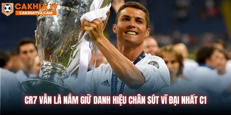 CR7 vẫn là nắm giữ danh hiệu chân sút vĩ đại nhất C1